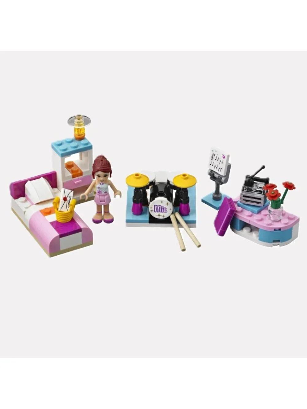 Lego Friends Mia's Bedroom Complete Set 3939 with Instructions but NO Box